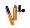 NEU5ml braune Glassprühflasche Reise tragbare Make-up-Wasserflasche LLF11288