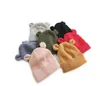 M363 nouveau automne hiver bébé enfants tricoté mignon ours oreilles casquette garçons filles chaud Beanie enfants chapeaux