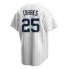 New York Yankees Baseball Jersey 99 Aaron 판사 야구 유니폼 2  Derek Jeter  26 DJ Lemahieu 45 Cole 27 Stanton 맞춤형 저지 Camisetas de Beisbol