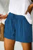 Frauen Shorts Frauen Casual Hohe Taille Elastische Hosen Enge Fitness Dünne Dünne Kurze Hose Weibliche Plus Größe Stich 14-farbe Push-Up Hose