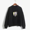 Sweats à capuche pour femmes Sweat-shirts Sweet Girls Sweat-shirt Kawaii Buttercup Power Puff Harajuku Sweat à capuche femme Ulzzang Style coréen Cartoon Print Wi