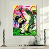 Alec Graffiti Canvas Oil Pop Street Money Acryl Painting Art Wall Picture for Living Room Home Decor T200904