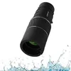 Day Night Vision 16x52 HD Optisk monokulär jaktcamping Vandring Teleskop Telefon Lens Lens Zoom Mobile Scope Universal Mount1779575