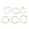 Bracelets de charme 1pc 304 en acier inoxydable religieux pour femmes bijoux multicolore croix accessoires à la mode cadeau 18,5 cm de long FAWN22