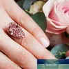 Matrimonio di lusso Belle anelli da donna anelli di fidanzamento di nozze anello di fidanzamento anello di cristallo zircone zirconi anelli romantici regalo di San Valentino