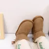 Designer Kids Bow Boots Stivali da neve per bambini in vera pelle Solid Botas Winter Girl Calzature Toddler Girls Boots HH21-736