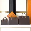 Designer Tote Luksusowa torba na zakupy wytłoczona skórzana torba na ramię Lady Class