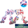 17cm Trwała pleciona liny Bone Pet Dog Puppy Bawełna Chew Training Zabawki Cleaning Tooth Knot Toy Pet Supplies Cena fabryczna Ekspert Projekt Quality Najnowsze Styl Original