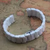 Bracelets de montre Bracelets de montre 12mm 14mm 16mm 18mm 20mm 22mm blanc pur bracelet en céramique bracelet Bracelets Ladys ceinture mode accessoires lumineux254u