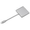 Multiportadapter USB3.1 Type-C till 4K HD-OUT 1080P-anslutningar USB-C Digital AV 4K OTG USB 3.0 HUB-laddare för MacBook-surfplatta