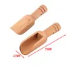 Mini Wooden Scoops Bath Salt Powder Detergent Powder-Spoon Candy Laundry Tea Coffee Spoons Eco Friendly Wood Scoop SN2700