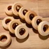 Serviettenringe 10 Teile/satz Holz Ring Mehrzweck Runde Form Clip Anti-verformung Handtuch Halter Esstisch Dekorativ