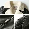 Faux Sheepskin Shearling Winter Coat Women Black Warm Motorcycle Street Soft Lamb Fur Female Leather Jacket UV3018 211220