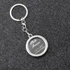 Fotolegering Keychain Frame Round Heart Party Favor Oval Rhombus Form Metal Key Chain Car Keychains Couples Keyring Gift Lyx166