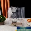 50 pcs Transparent Imprimé Cuisson Portable En Plastique Salade Dessert Pain Gâteau Emballage Alimentaire À Emporter Sacs Usine prix expert conception Qualité Dernier Style Original