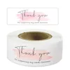 Gift Wrap 120Pc Pink "Thank You For Your Order" Stickers Supporting My Business Package Decoration Seal Labels Stationery Sticker RRD7666