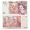 Juguetes de papel moneda Uk Pounds GBP British 10 20 50 conmemorativo Prop copia película billetes juguete para niños regalos de navidad o película de vídeo