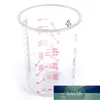 Bicchiere di vernice in plastica trasparente da 600 ml Produttore di misura per uso alimentare Scala stampata Formula in PP proporzionale