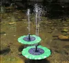 Solar Fountain IPX8 Water Pumps Waterproof Outdoor Garden Landscape Courtyard Lotus Leaf Floating For Bath Pool Small Pond decorative