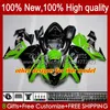 OEM Bodywork For KAWASAKI NINJA ZX1000 ZX-10R ZX1000CC 06-07 Moto Body 14No.17 ZX 10R 10 R 1000 CC 1000CC 2006 2007 ZX10R 06 07 ZX1000C 2006-2007 Fairings green black