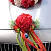 Kyunovia Wedding Car Accessory Car Roof Tail Simulation Decoration Wedding Car Decoration Flower KY131 Y200104