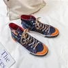 2021 Designer Running Skor För Män Ljus Deep Blue Fashion Mens Trainer Högkvalitativa Utomhus Sport Sneakers Storlek 39-44 QX