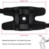 AOLIKES Knee Brace Polycentric Hinges Professional Sports Safety Knee Support Black Knee Pad Guard Protector Strap joelheira Q0913