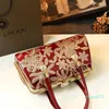 Shoulder Bags Fashion Classic Ladies Evening Clutch Embroidered Clip For Women Leather Handbag Messenger Bag Boston Tote