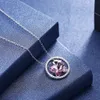 Бабочка подвеска 3 способа носить кристаллы Лекани из Swarovski Ожерелье 925 Стерлинговые серебряные подарки Свадьба длинная цепочка для женщин