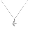 Swallow Pendant 925 Sterling Silver Halsband Kvinna Personlighet Nisch Enkelhet Temperament Online Kändis Clavicle Chain Q0531