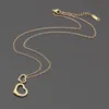 Kvinnor Silver Chain Halsband Guld Pendant Anpassad Har du ömsesidig Affinity Love Loise Bruds gåva för engagemang Bröllopsfest Kvinna halsband