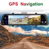 Car DVR Bluavido 12 "Bil bakifrån Spegelkamera 4G LTE Android 8.1 GPS-navigering 2G RAM 32G ROM WiFi Video Recorder fjärrskärm DVR