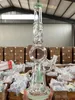 新しいユニークなプレミアムヘディースビッグリサイクルガラスのガラスボッツ水自動水中喫煙パイプ17インチの高さ5mmの厚さの女性ジョイントパーコレーターDABリグ
