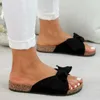 Women's Sandals Platform Retro Shoes Woman 2021 Fashion Female Summer Bow Women Flip Flop Chaussures Femme Y0721