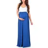 2020マタニティドレス妊娠中の女性の服のノースリーブの妊娠ドレス綿のパッチワーク大きな振り子の服S-XL Y0924