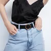 Dvacaman 2020 Za Trendy Urok Pełna Metalowa Klamra Pas Dla Kobiet Vintage Maxi Waistband Kobiet Dżinsy Paski Biżuteria Akcesoria