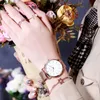 Femmes élégantes affaires montre à Quartz dames en acier inoxydable strass horloge décoration cadeau