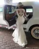 Великолепные русалки свадебные платья 2022 с съемным поездами свадебное платье погруженное V-образным вырезом.