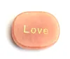 1 pièce petite taille Chakra Quartz Hurlite Rhodonite gravée Crystal Reiki guérison Love Inspirational Positive Word2051386