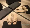 2021 Designer Luxe Femmes Classique Triote Cuir Smooth Muller Sandales Loop Plateforme Fashion Casual Top Qualité Chaussures avec boîte