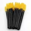 Paket başına 50pcs kirpikler fırça tek kullanımlık kirpik maskara fırçaları asa aplikatör makyaj kitleri güzellik araçları 9522842