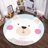 Dessin animé mignon enfant tapis animal ours dauphin imprimé enfant jouant couverture moderne bref tapis pour chambre à coucher pâle tapis de salon 210301