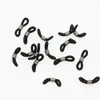 Black/Clear Tone Ends for Eyeglasses Chain Holder Clasps Hooks 22mm Jewelry Findings Components L797 200pcs/lot