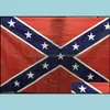 Banner Flags Festive & Party Supplies Home Garden Confederate Rebel Civil War Flag Battle Two Sides Printed National Polyester 90X150Cm Drop