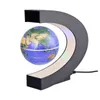 Magnetic Levitation Floating Globe LED World Map Novelty Night Light Electronic Antigravity Ball Lamp For Office Home Decoration 211105