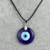 Moda 30mm Evil Oczu Wisiorki Naszyjniki Dla Kobiet Mężczyźni Turcja Niebieskie oczy Lucky Naszyjnik Choker Biżuteria Akcesoria