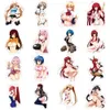 10/30/50PCS New Bunny Girl Comic Graffiti Sticker Waterproof Notebook Scooter Trolley Case Interior Decoration Sticker Car