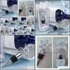 Favor Event Festive Party Supplies Home Garden 100st/Lot Wedding Favors Gifts Zinc Eloy Snowflake Form Wine Bottle Stopper Fast Drop DE