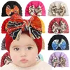 child Printed bow wool hats infant cute warm breathable comfortable Pullover hat Baby knitted hats11 colors 9201