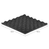 12pcs Soundproofing Foam Studio Acoustic Foams Panels Wedges 30x30cm Soundproof Absorption Treatment Panel for Offices Recording Studios